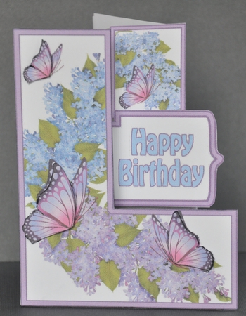 USK  Lilacs & butterflies by Barbara Stubbings