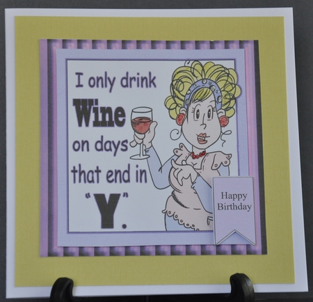 I Only Drink Wine On Days Ending In Y by Barbara Stubbings