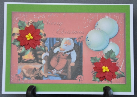 Santa taking a Much Needed Nap by Barbara Stubbings