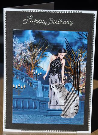 Gothic Night Friends & Familiars Shaped Pyrimage/pyrimid by Barbara Stubbings