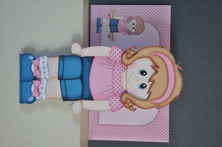 3D on the Shelf Card Kit - Little Girl Lisa by Barbara Stubbings