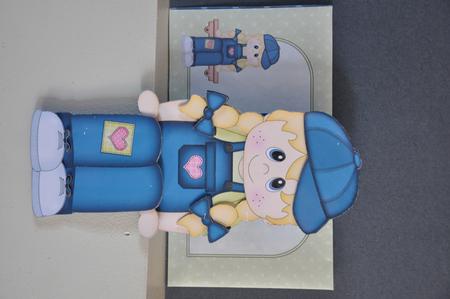 3D on the Shelf Card Kit - Little Girl Cath by Barbara Stubbings