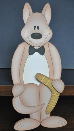 3D on the Shelf Card Kit - Little Kangaroo Kanga by Barbara Stubbings