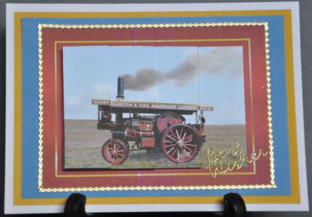 Vintage Traction Steam Engine by Barbara Stubbings
