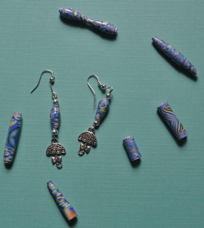 Coordinated Bead Sampler #3 by Barbara Stubbings