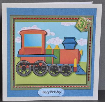 The Trains on Its Way Birthday Boy  by Barbara Stubbings