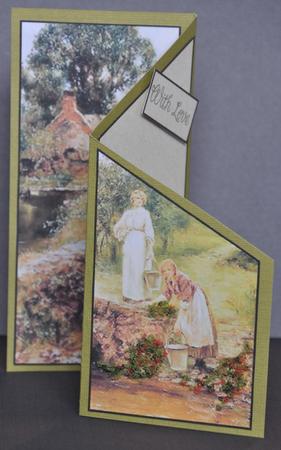 Fetching Water Cascade by Barbara Stubbings