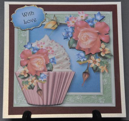 Rosey Posey Cupcake Mini Kit by Barbara Stubbings