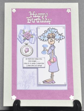 Stella and Exercise Quick Card by Barbara Stubbings