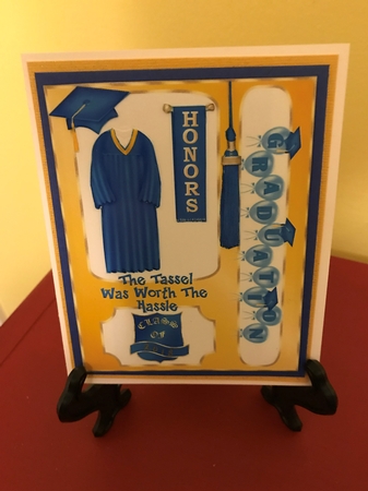 Graduation Girl Blue by Barbara Wuertz