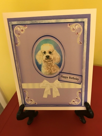 Vintage Poodle by Barbara Wuertz