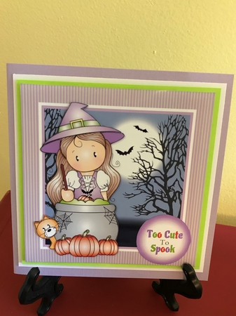 Halloween Chloe Min Kit Topper and Treat Box by Barbara Wuertz