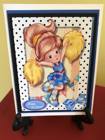 Little Miss Cheer Leader by Barbara Wuertz