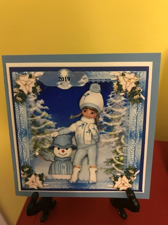 Sweet Do You Want to Build a Snowman Mini Kit by Barbara Wuertz