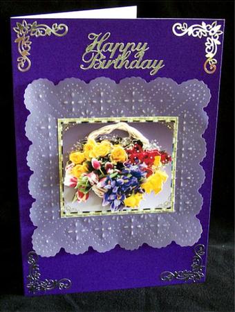 Basket of Flowers by Barbara Andrews