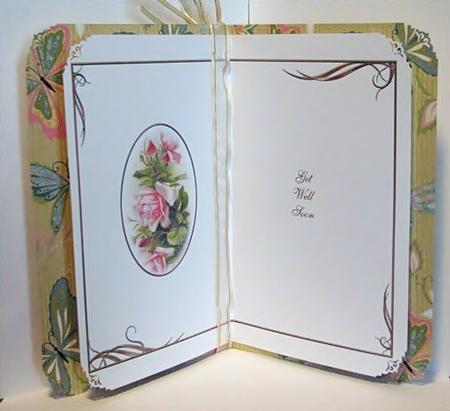 Get Well Soon Vintage Roses by Barbara Hiebert