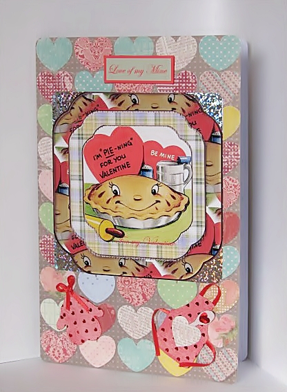 Pie Baked for My Valentine Card Front by Barbara Hiebert