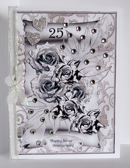 Happy Silver Anniversary by Barbara Hiebert