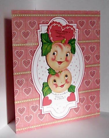 Peach of a Pair Funny Valentine by Barbara Hiebert