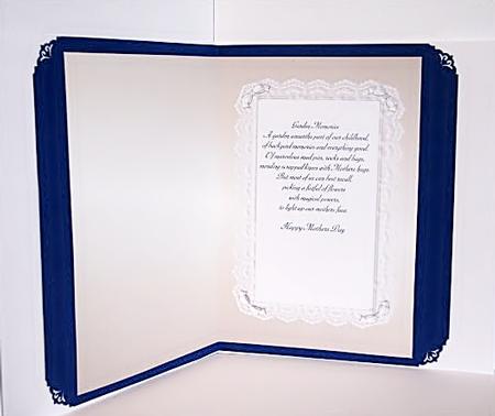 Lace Frame with Bows on Gold Is by Barbara Hiebert