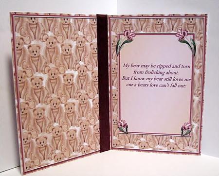 Teddybear Insert by Barbara Hiebert