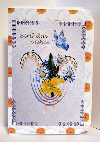 Lazy Daisy Backing Paper by Barbara Hiebert