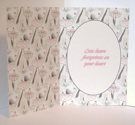 Floral Cat Insert 2 by Barbara Hiebert