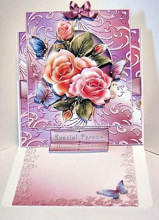 Over the Top Glowing Roses by Barbara Hiebert