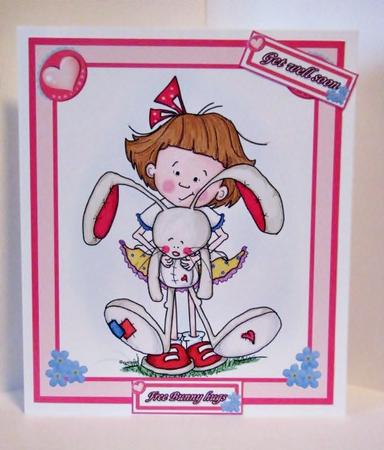 Crafty Bob's Sassy Cheryl Single: Sally & Her Rag Bunny by Barbara Hiebert