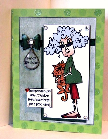 Is Stella Looking for a Sexy Guy? Quick Card by Barbara Hiebert