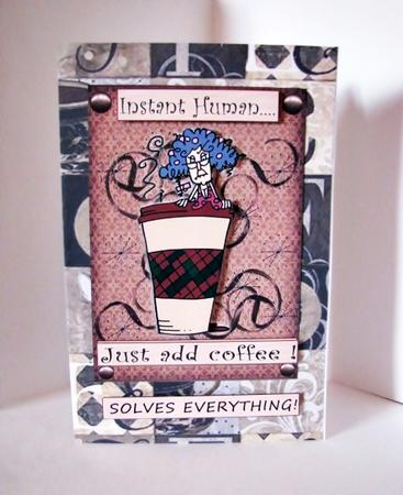 Instant Human 5x7 by Barbara Hiebert