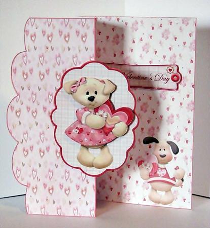 Puppy Girl Love No Hole Fold Back Mini Kit by Barbara Hiebert