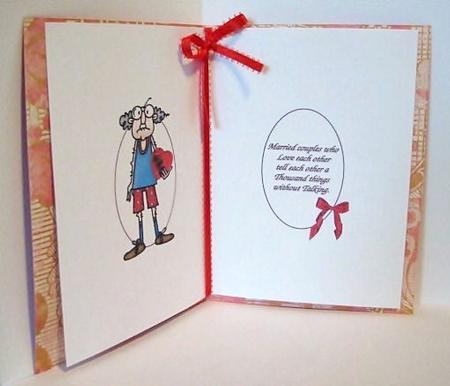 Gus Has Chocs for His Valentine Insert by Barbara Hiebert