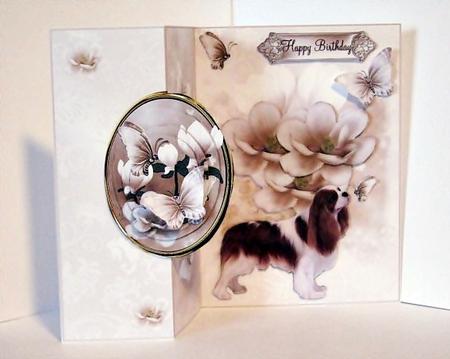 Cavalier King Charles No Holes Fold Mini Kit by Barbara Hiebert