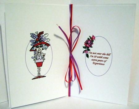 Stella One for the Red Hatters Insert by Barbara Hiebert