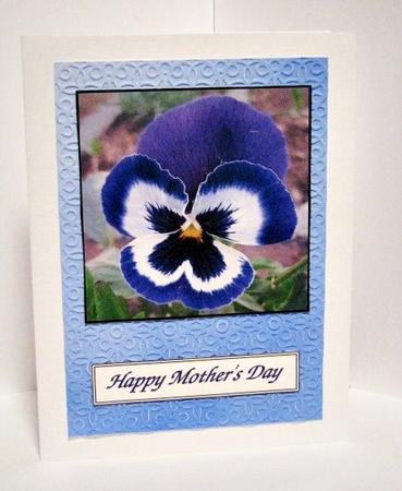 Blue Pansy Toppers by Barbara Hiebert