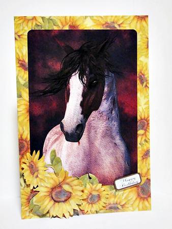 Two Horse Portrait Toppers by Barbara Hiebert
