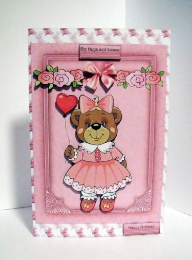 Birthday Girl Bear by Barbara Hiebert