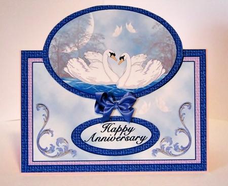 Swans - Anniversary- Over the Edge by Barbara Hiebert