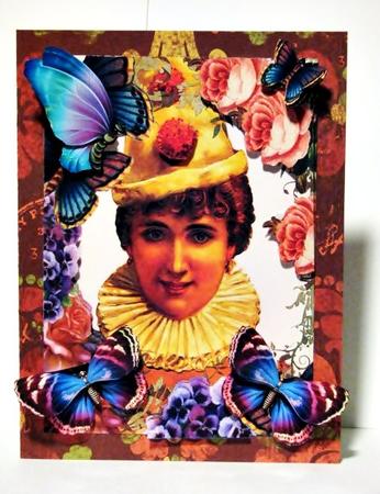 3D Large Butterflie Decoupage by Barbara Hiebert