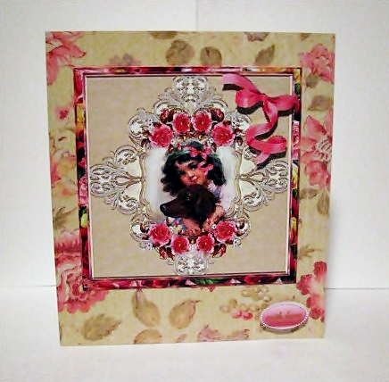 Sweet Vintage Girl by Barbara Hiebert