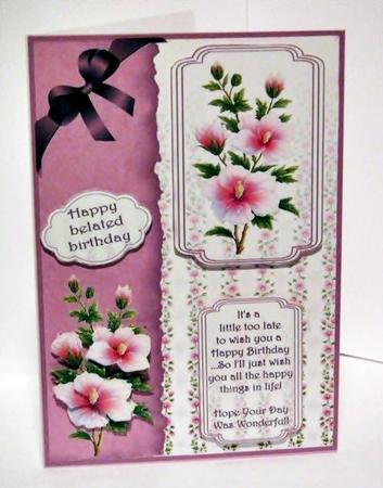 Flower and Verse Birthday by Barbara Hiebert