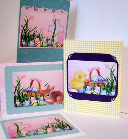 4 Easter Themed Toppers by Barbara Hiebert