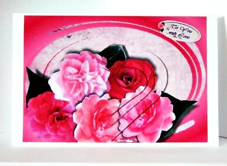 Pink Camillia's by Barbara Hiebert