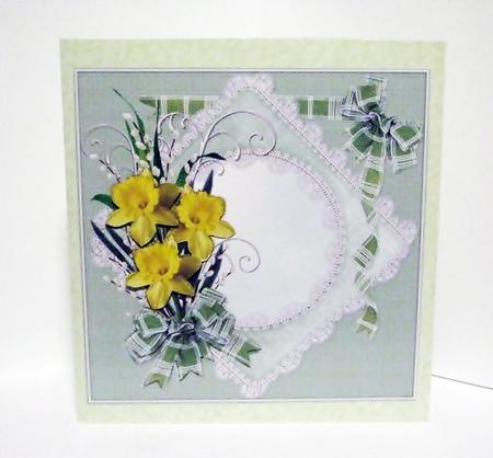 8x8 Daffodils for Easter or St Davids Day by Barbara Hiebert