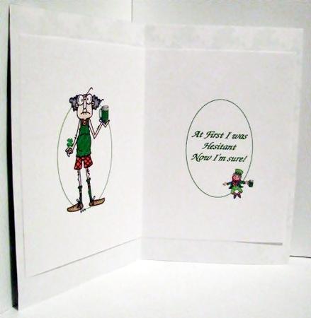 Gus and St Patricks Day Insert by Barbara Hiebert