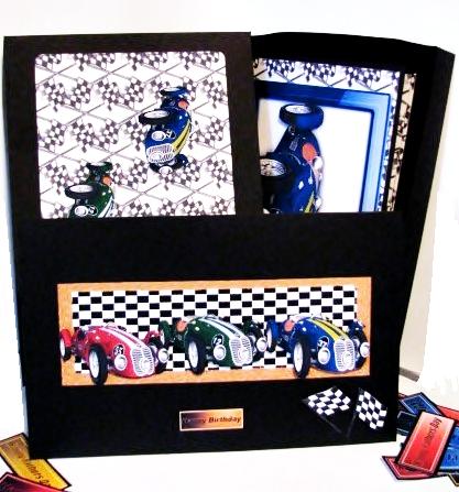 Racing Sports Cars in Dl Frame by Barbara Hiebert
