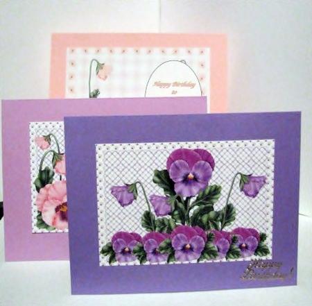 4 Beautiful Floral Toppers by Barbara Hiebert