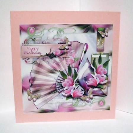Perfumed Magnolias with Fan by Barbara Hiebert