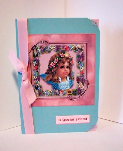 Vintage Angel, Flowers & Flutters by Barbara Hiebert